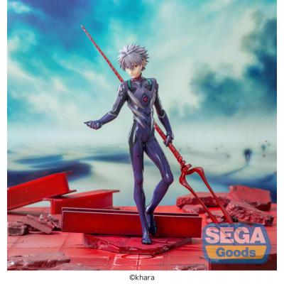 Evangelion: 3.0+1.0 Thrice Upon a Time Estatua Luminasta PVC Kaworu Nagisa x Spear of Longinus 21 cm