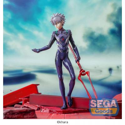 Evangelion: 3.0+1.0 Thrice Upon a Time Estatua Luminasta PVC Kaworu Nagisa x Spear of Longinus 21 cm
