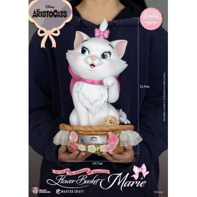 Los Aristogatos Estatua Master Craft Flower Basket Marie 32 cm