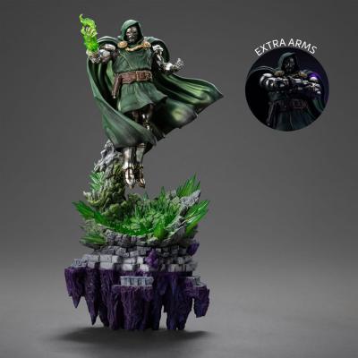 The Infinity Gauntlet Marvel Legends Diorama Estatua 1/10 Art Scale Doctor Doom Deluxe Edition 42 cm