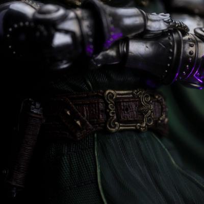 The Infinity Gauntlet Marvel Legends Diorama Estatua 1/10 Art Scale Doctor Doom Deluxe Edition 42 cm