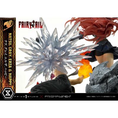 Fairy Tail Estatua PVC 1/6 Natsu, Gray, Erza, Happy Deluxe Version 57 cm