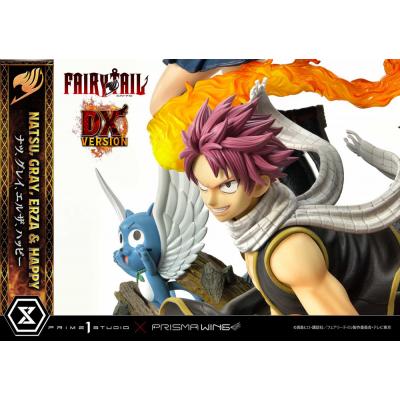 Fairy Tail Estatua PVC 1/6 Natsu, Gray, Erza, Happy Deluxe Version 57 cm