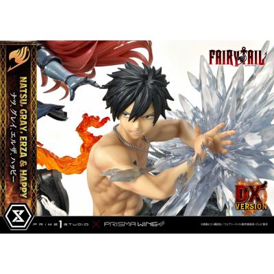 Fairy Tail Estatua PVC 1/6 Natsu, Gray, Erza, Happy Deluxe Version 57 cm