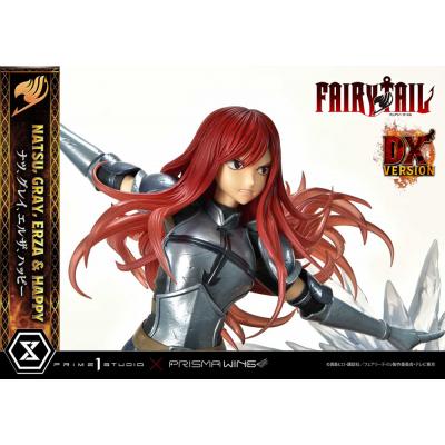 Fairy Tail Estatua PVC 1/6 Natsu, Gray, Erza, Happy Deluxe Version 57 cm