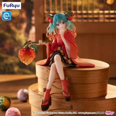 Hatsune Miku Estatua PVC Noodle Stopper Flower Fairy Winter Cherry 15 cm