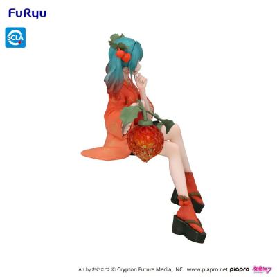 Hatsune Miku Estatua PVC Noodle Stopper Flower Fairy Winter Cherry 15 cm