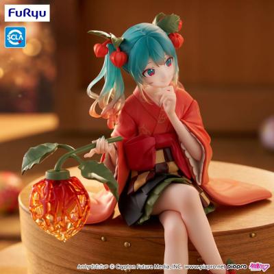 Hatsune Miku Estatua PVC Noodle Stopper Flower Fairy Winter Cherry 15 cm