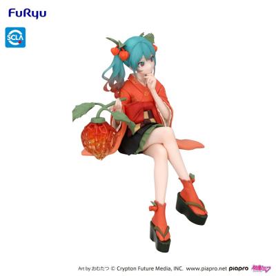 Hatsune Miku Estatua PVC Noodle Stopper Flower Fairy Winter Cherry 15 cm