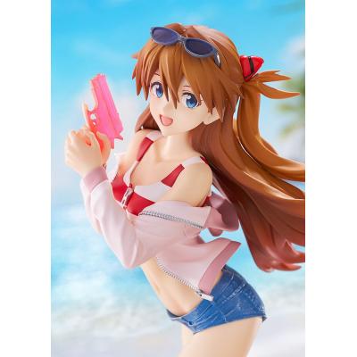 Rebuild of Evangelion Estatua PVC Pop Up Parade L Beach Queens: Asuka Shikinami Langley 22 cm