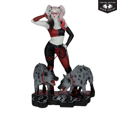 DC Direct Estatua 1/10 Harley Quinn: Red, White & Black Harley Quinn by Jenny Frison 19 cm