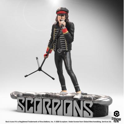 Scorpions Estatua Rock Iconz Klaus Meine Limited Edition 22 cm