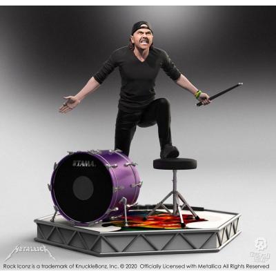 Metallica Estatua Rock Iconz Lars Ulrich Limited Edition 22 cm