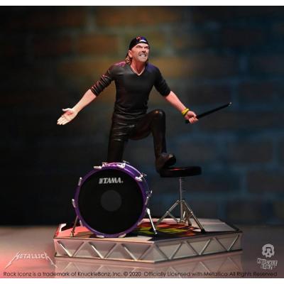 Metallica Estatua Rock Iconz Lars Ulrich Limited Edition 22 cm