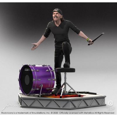 Metallica Estatua Rock Iconz Lars Ulrich Limited Edition 22 cm