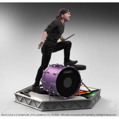 Metallica Estatua Rock Iconz Lars Ulrich Limited Edition 22 cm