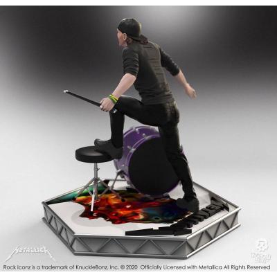 Metallica Estatua Rock Iconz Lars Ulrich Limited Edition 22 cm