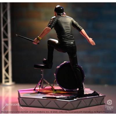 Metallica Estatua Rock Iconz Lars Ulrich Limited Edition 22 cm