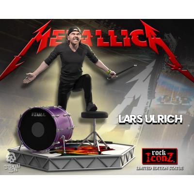 Metallica Estatua Rock Iconz Lars Ulrich Limited Edition 22 cm