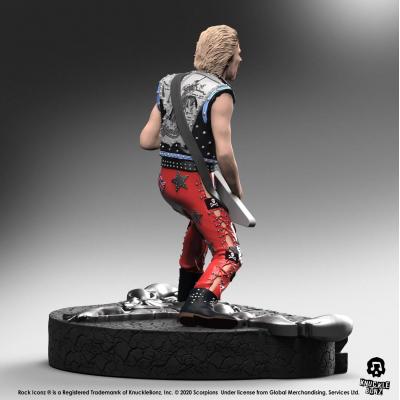 Scorpions Estatua Rock Iconz Rudolf Schenker Limited Edition 22 cm