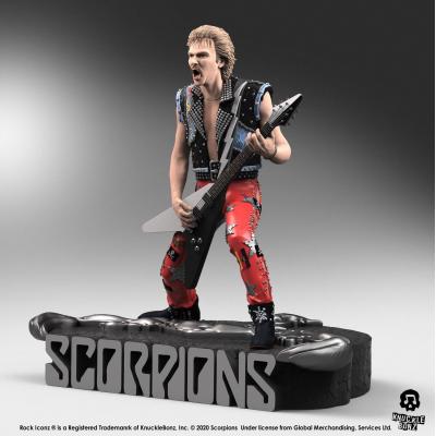 Scorpions Estatua Rock Iconz Rudolf Schenker Limited Edition 22 cm