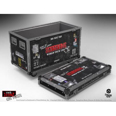Scorpions Estatua Rock Ikonz On Tour Road Case & Telón de fondo del escenario World Tour 1984