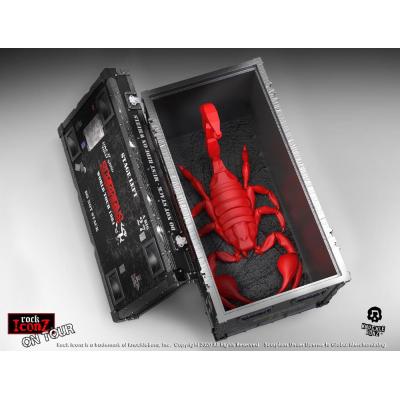 Scorpions Estatua Rock Ikonz On Tour Road Case & Telón de fondo del escenario World Tour 1984