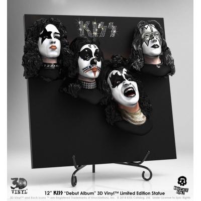 Kiss Estatua 3D Vinyl Debut Album 30 cm