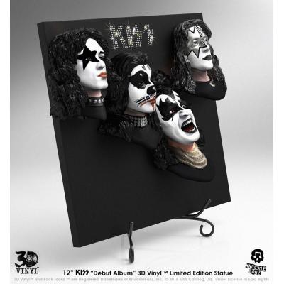 Kiss Estatua 3D Vinyl Debut Album 30 cm