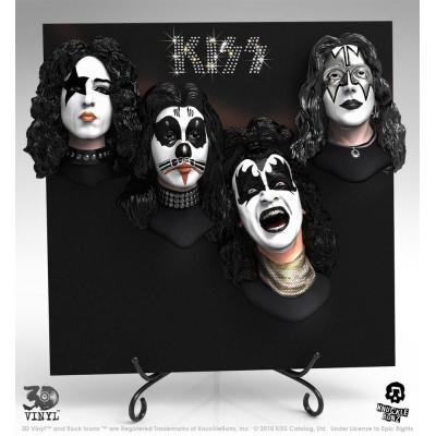 Kiss Estatua 3D Vinyl Debut Album 30 cm