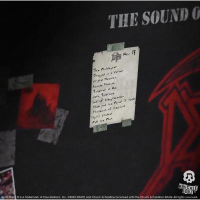 Death Estatua Rock Ikonz On Tour Road Case & Telón de fondo del escenario The Sound of Perseverance Tour 1998