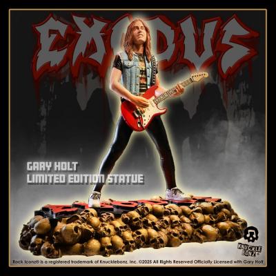 Exodus Estatua Rock Iconz 1/9 Gary Holt 22 cm