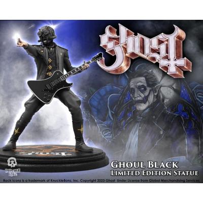 Ghost Estatua Rock Iconz 1/9 Nameless Ghoul II (Black Guitar) 22 cm