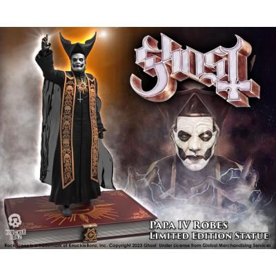 Ghost Estatua Rock Iconz 1/9 Papa Emeritus IV (Black Robes) 22 cm