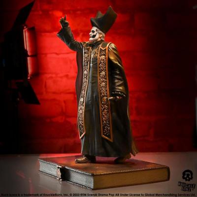 Ghost Estatua Rock Iconz 1/9 Papa Emeritus IV (Black Robes) 22 cm