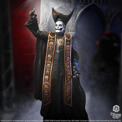 Ghost Estatua Rock Iconz 1/9 Papa Emeritus IV (Black Robes) 22 cm