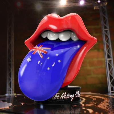 Rolling Stones Estatua 3D Vinyl Licks (Australia Version) 22 cm