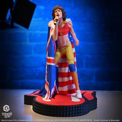 The Rolling Stones Estatua Rock Iconz Mick Jagger (Tattoo You Tour 1981) 22 cm