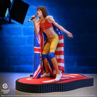 The Rolling Stones Estatua Rock Iconz Mick Jagger (Tattoo You Tour 1981) 22 cm