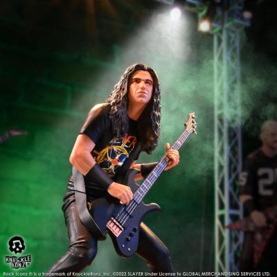 Slayer Estatua Rock Iconz 1/9 Tom Araya II 22 cm