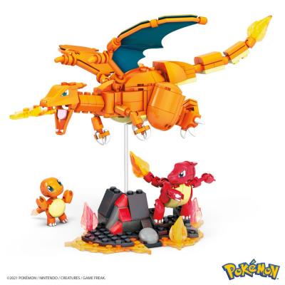 Pokémon Kit de Construcción Mega Construx Set de Evoluciones de Charmander