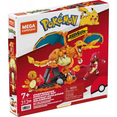 Pokémon Kit de Construcción Mega Construx Set de Evoluciones de Charmander