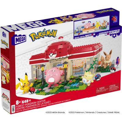 Pokémon Kit de Construcción Mega Construx Área de Servicio Pokémon en el Bosque