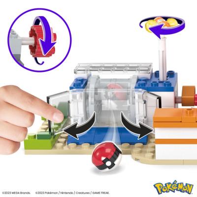 Pokémon Kit de Construcción Mega Construx Área de Servicio Pokémon en el Bosque