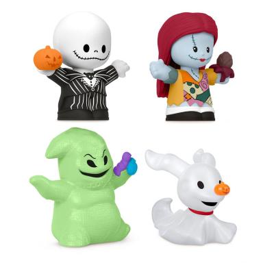 Pesadilla antes de Navidad Pack de 4 Minifiguras Fisher-Price Little People Collector 7 cm