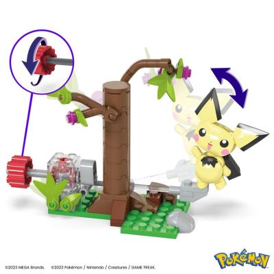 Pokémon Kit de Construcción Mega Construx Búsqueda en el Bosque de Pichu