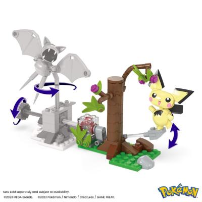 Pokémon Kit de Construcción Mega Construx Búsqueda en el Bosque de Pichu
