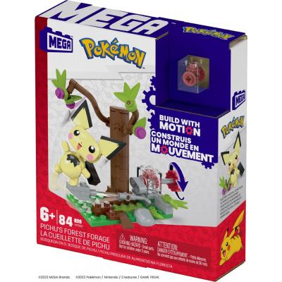 Pokémon Kit de Construcción Mega Construx Búsqueda en el Bosque de Pichu
