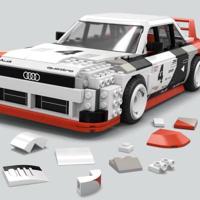 Hot Wheels Kit de Construcción MEGA 1/15 Audi 90 Quattro IMSA GTO 29 cm