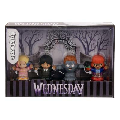 Wednesday Pack de 4 Minifiguras Fisher-Price Little People Collector 6 cm